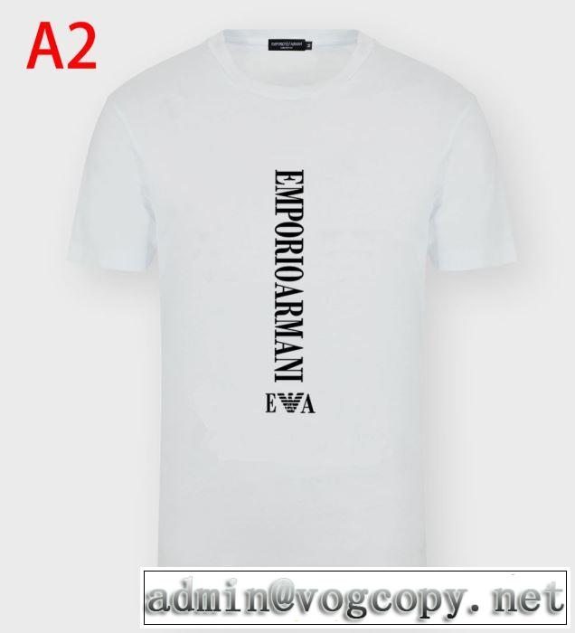 在庫有り アルマーニ ｔシャツ 新作 2020トレンド 使いしやすい メンズファション ARMANI 半袖 コットンウェア 通販