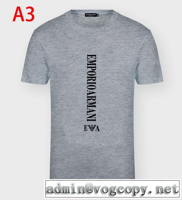 在庫有り アルマーニ ｔシャツ 新作 2020トレンド 使いしやすい メンズファション ARMANI 半袖 コットンウェア 通販