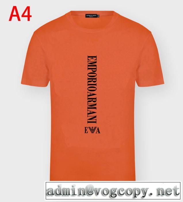 在庫有り アルマーニ ｔシャツ 新作 2020トレンド 使いしやすい メンズファション ARMANI 半袖 コットンウェア 通販