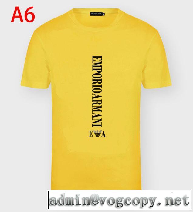 在庫有り アルマーニ ｔシャツ 新作 2020トレンド 使いしやすい メンズファション ARMANI 半袖 コットンウェア 通販