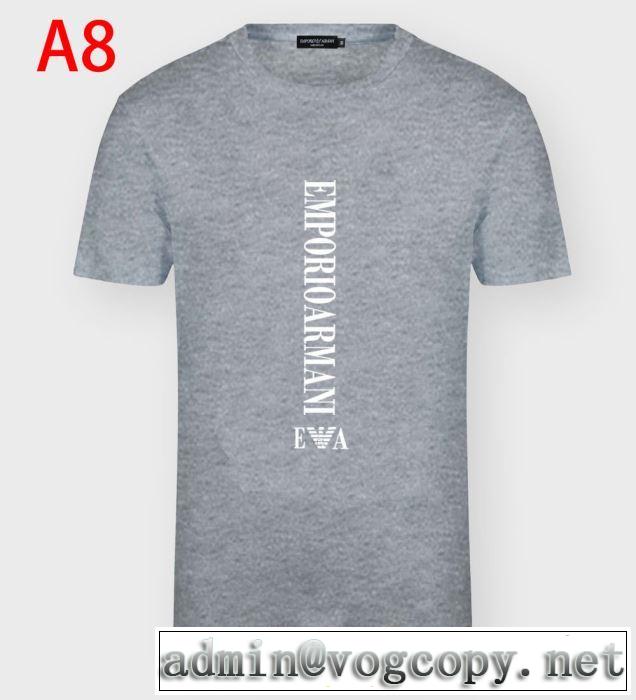 在庫有り アルマーニ ｔシャツ 新作 2020トレンド 使いしやすい メンズファション ARMANI 半袖 コットンウェア 通販