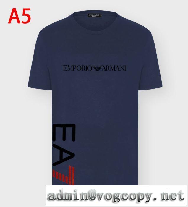 EMPORIO ARMANIＴシャツ2020最新の入荷商品エンポリオ アルマーニ スーパーコピー 激安 コットン30代～40代のカジュアル