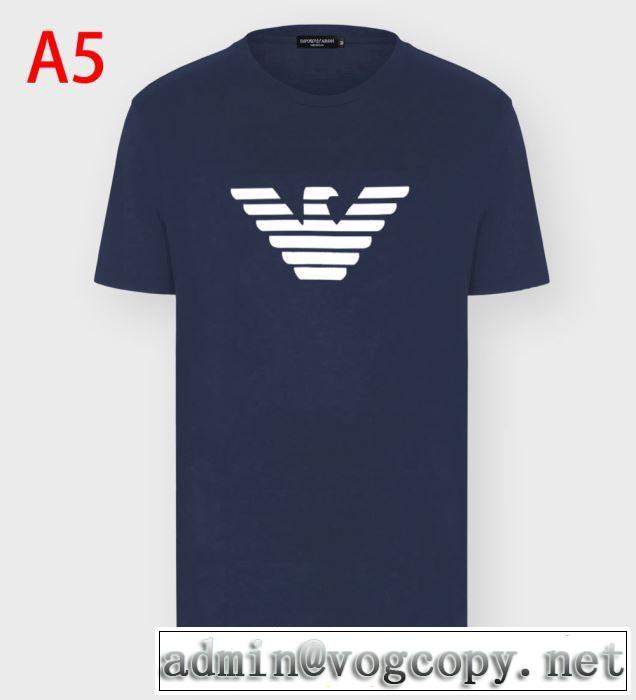老舗ブランドARMANI新作 エンポリオ アルマーニ  t シャツ コピー 激安 メンズ ファション2020限定人気トレンド半袖トップス