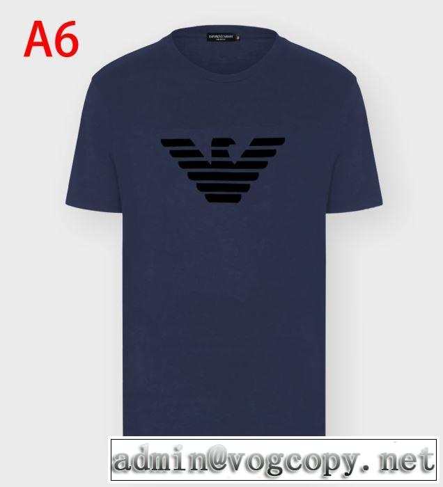 老舗ブランドARMANI新作 エンポリオ アルマーニ  t シャツ コピー 激安 メンズ ファション2020限定人気トレンド半袖トップス