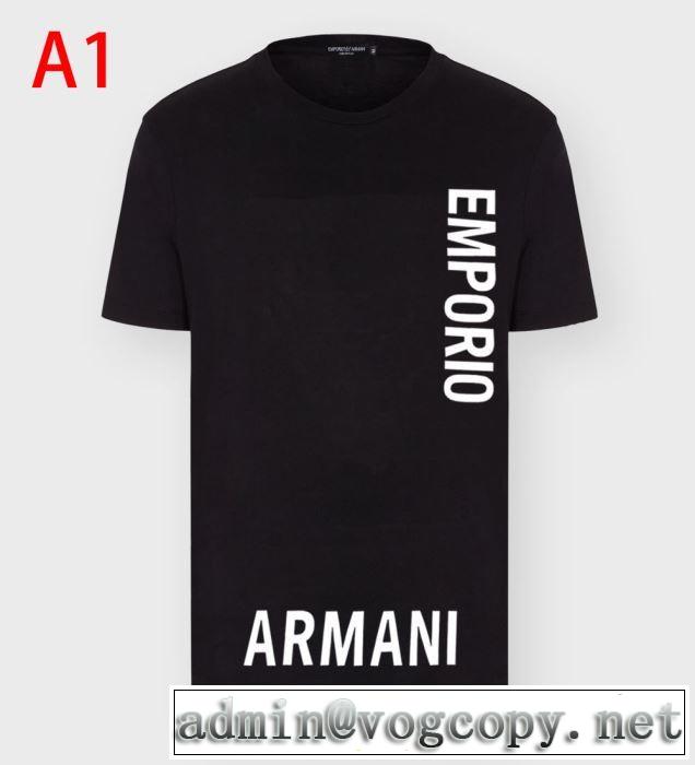 EMPORIO ARMANI新作コレクション アルマーニ ロゴ ｔシャツ メンズ サイズ感 大人カジュアル快適2020トレンド春夏トップス