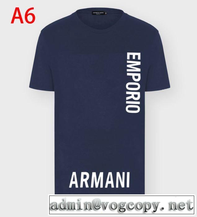 EMPORIO ARMANI新作コレクション アルマーニ ロゴ ｔシャツ メンズ サイズ感 大人カジュアル快適2020トレンド春夏トップス