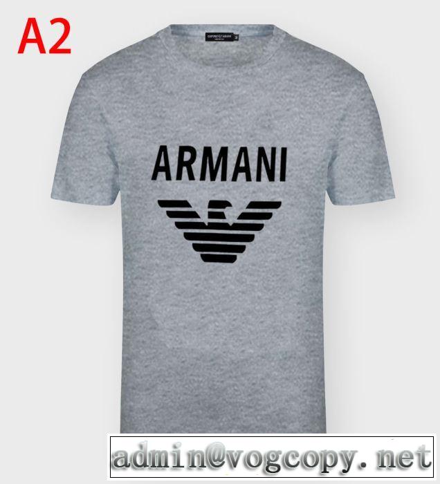 tシャツ おすすめArmani アルマーニ コピー 2020年春夏コレクション半袖 新作着込みやすい定番モデル最新入荷アイテム