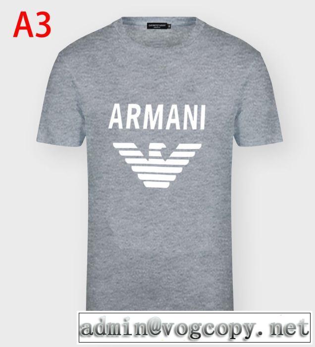 tシャツ おすすめArmani アルマーニ コピー 2020年春夏コレクション半袖 新作着込みやすい定番モデル最新入荷アイテム