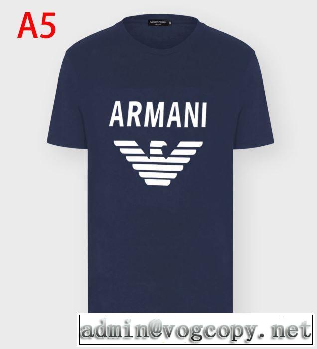 tシャツ おすすめArmani アルマーニ コピー 2020年春夏コレクション半袖 新作着込みやすい定番モデル最新入荷アイテム
