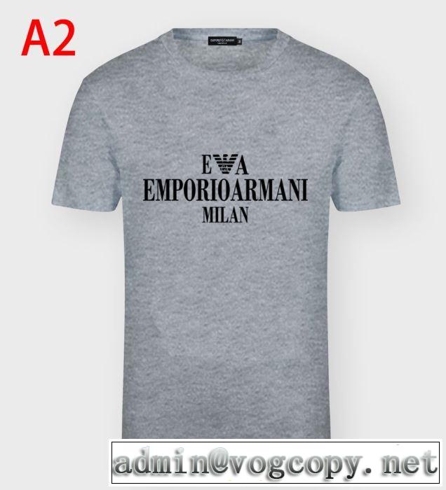 Emporio Armani Ｔシャツ おすすめ20SSトレンド アルマーニ スーパーコピー メンズ 半袖大人カジュアルトップス3G1TM4 1JHRZ 