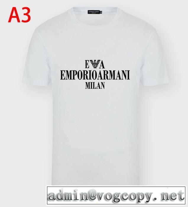 Emporio Armani Ｔシャツ おすすめ20SSトレンド アルマーニ スーパーコピー メンズ 半袖大人カジュアルトップス3G1TM4 1JHRZ 
