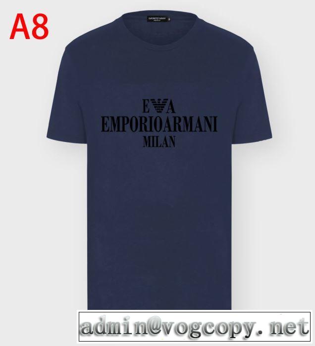 Emporio Armani Ｔシャツ おすすめ20SSトレンド アルマーニ スーパーコピー メンズ 半袖大人カジュアルトップス3G1TM4 1JHRZ 