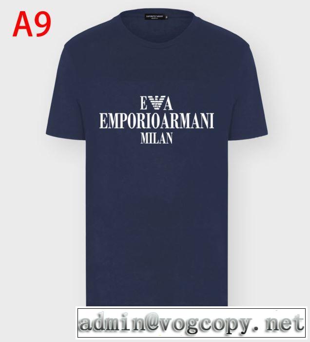 Emporio Armani Ｔシャツ おすすめ20SSトレンド アルマーニ スーパーコピー メンズ 半袖大人カジュアルトップス3G1TM4 1JHRZ 