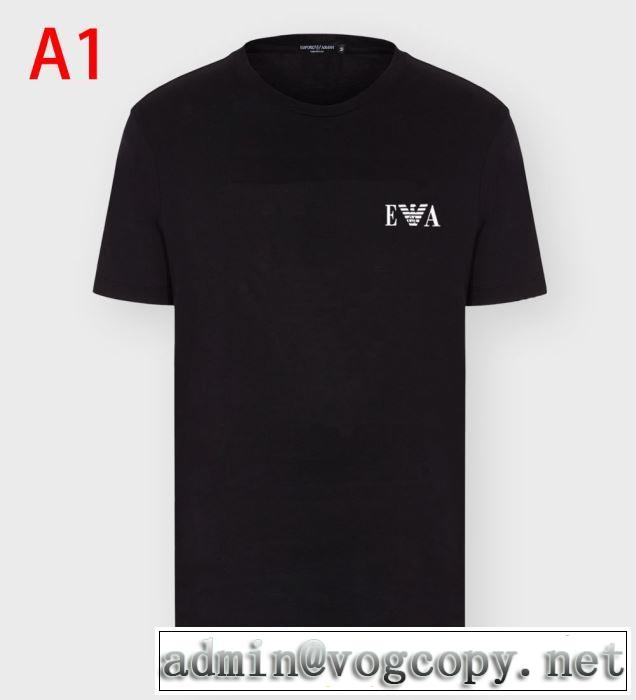 2020年春限定Emporio Armani Ｔシャツ メンズファション アルマーニ コピー 新作 上品に着こなせお洒落なコーディネート