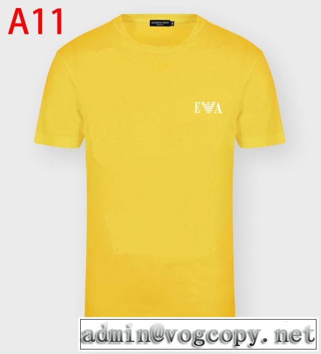 2020年春限定Emporio Armani Ｔシャツ メンズファション アルマーニ コピー 新作 上品に着こなせお洒落なコーディネート
