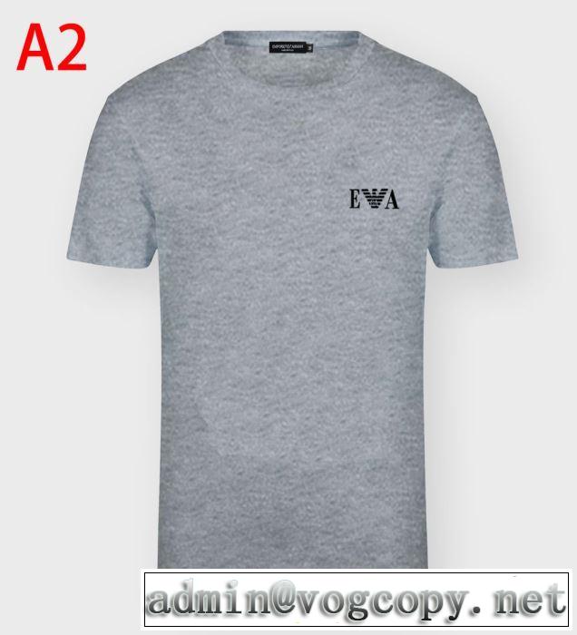 2020年春限定Emporio Armani Ｔシャツ メンズファション アルマーニ コピー 新作 上品に着こなせお洒落なコーディネート