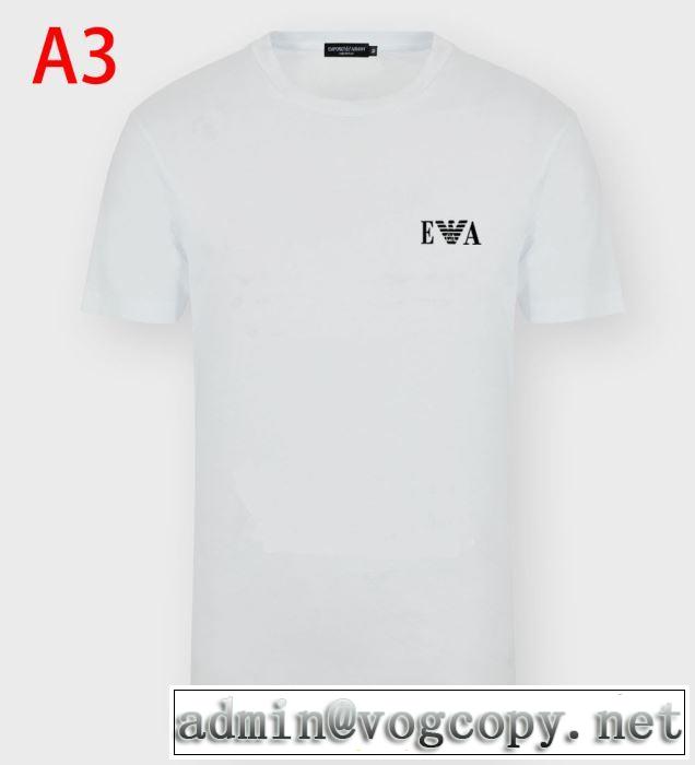 2020年春限定Emporio Armani Ｔシャツ メンズファション アルマーニ コピー 新作 上品に着こなせお洒落なコーディネート