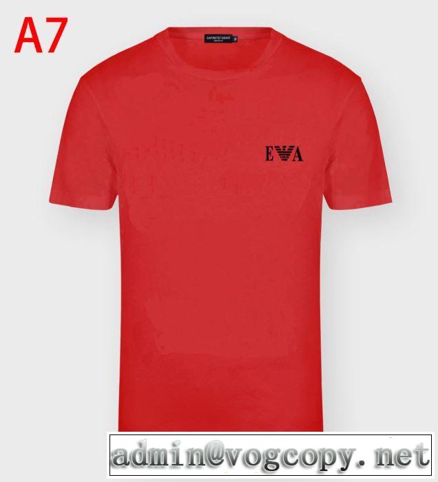 2020年春限定Emporio Armani Ｔシャツ メンズファション アルマーニ コピー 新作 上品に着こなせお洒落なコーディネート