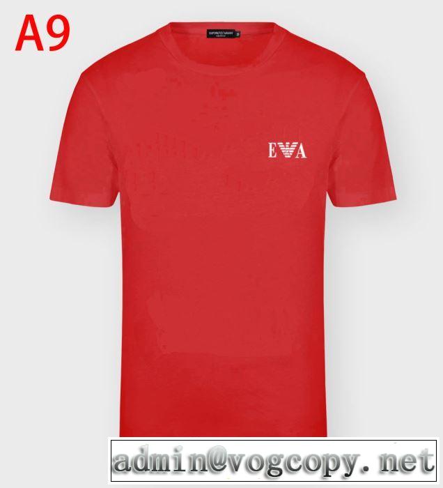 2020年春限定Emporio Armani Ｔシャツ メンズファション アルマーニ コピー 新作 上品に着こなせお洒落なコーディネート