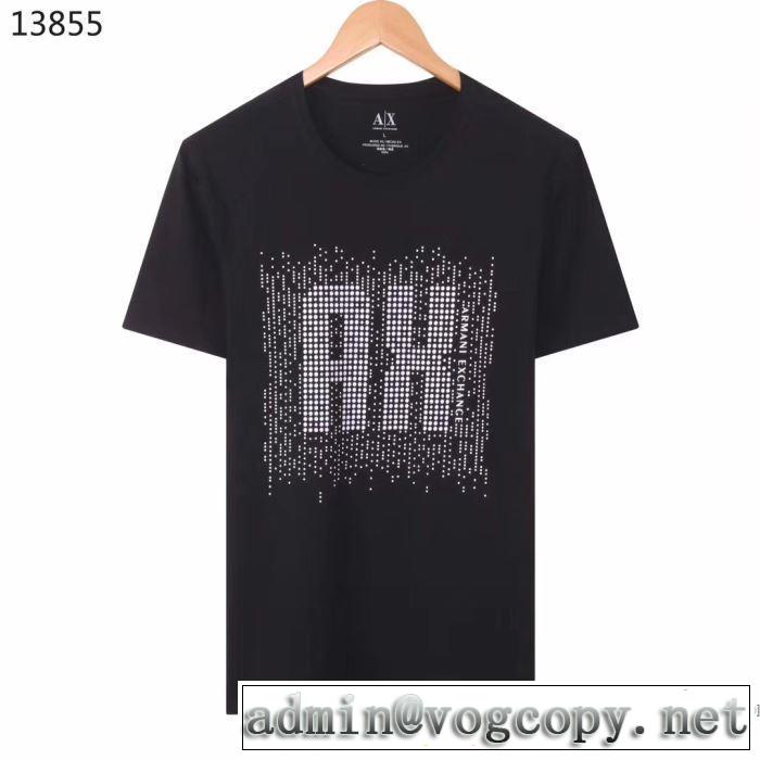 多色可選 オススメのアイテムを見逃すな 半袖Tシャツ おしゃれ刷新に役立つ アルマーニ ARMANI  お手頃プライス