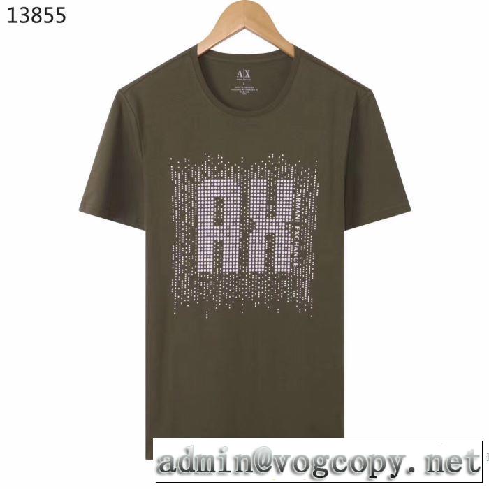 多色可選 オススメのアイテムを見逃すな 半袖Tシャツ おしゃれ刷新に役立つ アルマーニ ARMANI  お手頃プライス