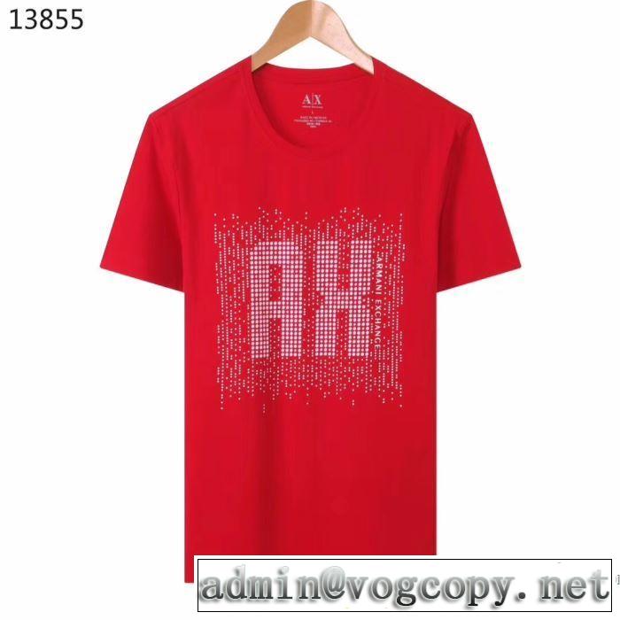 多色可選 オススメのアイテムを見逃すな 半袖Tシャツ おしゃれ刷新に役立つ アルマーニ ARMANI  お手頃プライス
