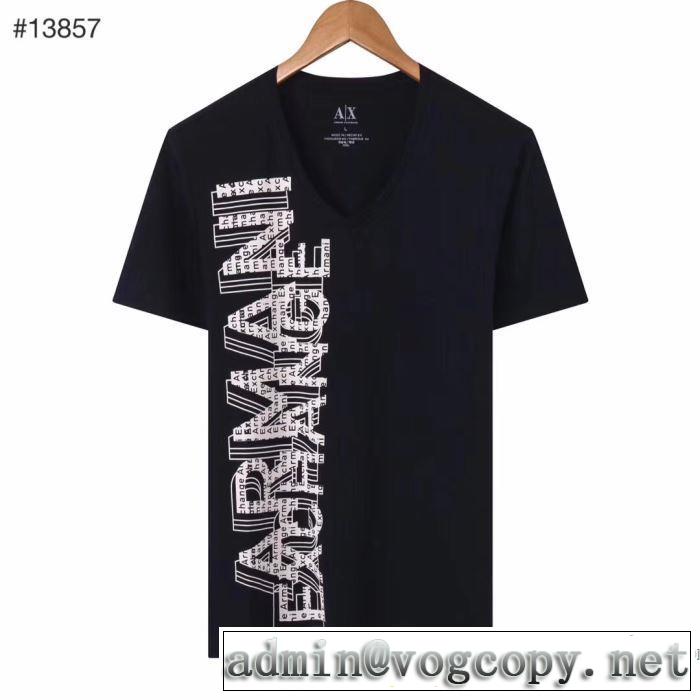 半袖Tシャツ 多色可選 ストリート感あふれ アルマーニ ARMANI  普段使いにも最適なアイテム