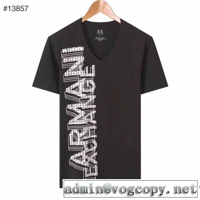 半袖Tシャツ 多色可選 ストリート感あふれ アルマーニ ARMANI  普段使いにも最適なアイテム