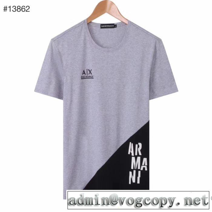 アルマーニ 安心安全人気通販 ARMANI ストリート界隈でも人気 半袖Tシャツ20新作です