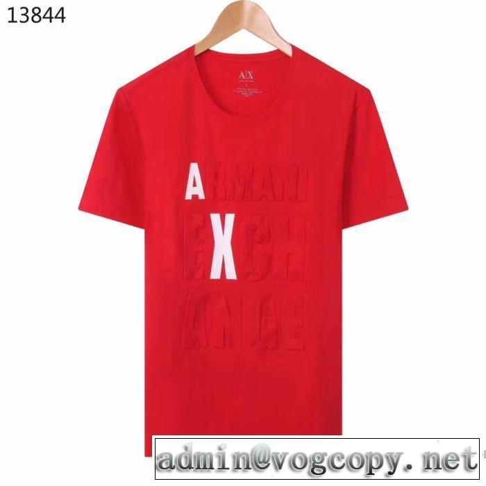 ストリート系に大人気 アルマーニ 多色可選 ARMANI デザインお洒落 半袖Tシャツ 最新の入荷商品