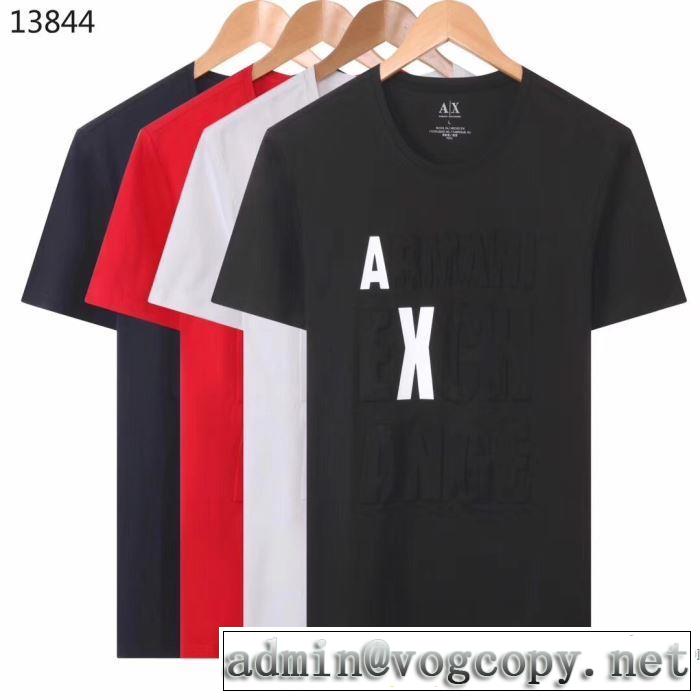 ストリート系に大人気 アルマーニ 多色可選 ARMANI デザインお洒落 半袖Tシャツ 最新の入荷商品