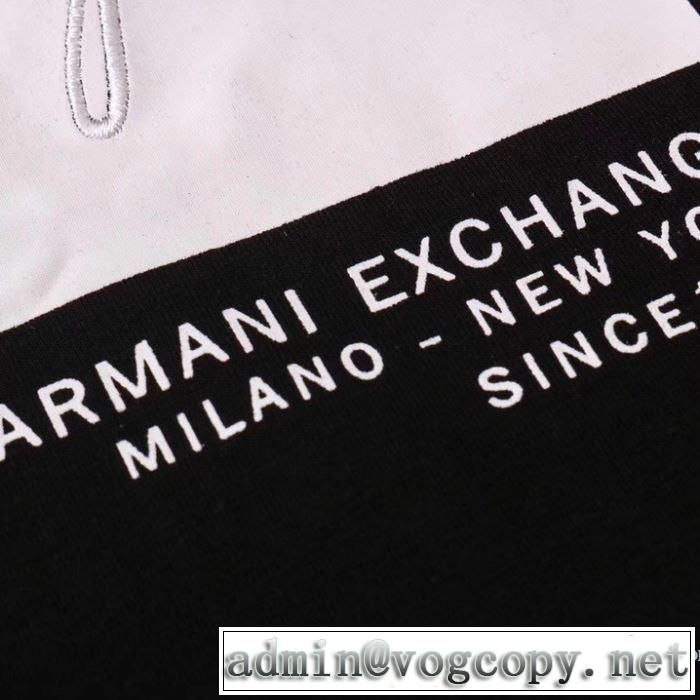 ファッショニスタを中心に新品が非常に人気 多色可選 アルマーニ ARMANI 2020春新作 半袖Tシャツ