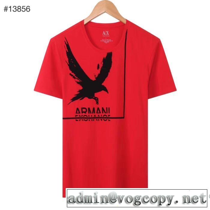 限定アイテム特集 多色可選 半袖Tシャツ ファッションに合わせ アルマーニ ARMANI やはり人気ブランド