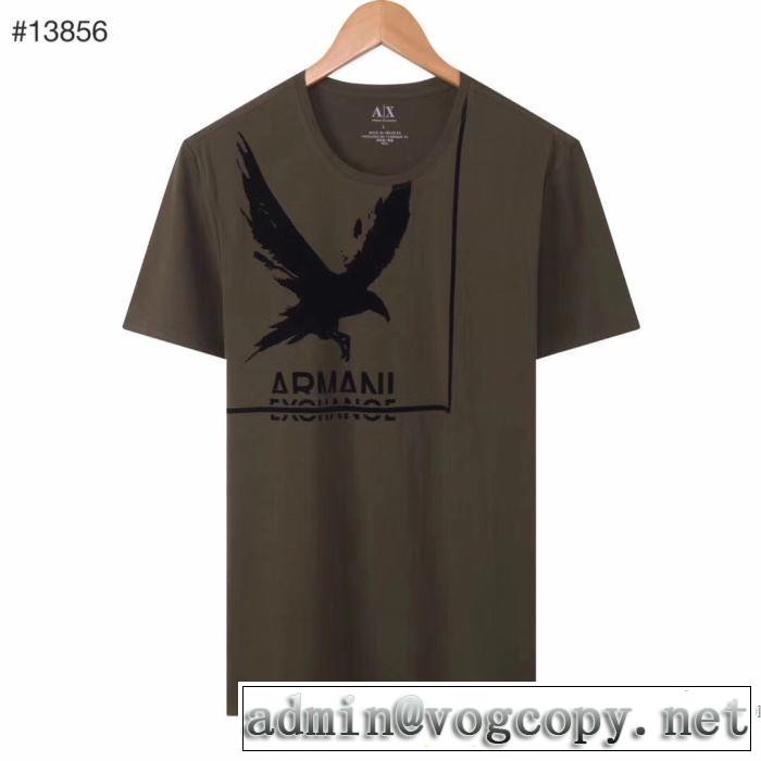 限定アイテム特集 多色可選 半袖Tシャツ ファッションに合わせ アルマーニ ARMANI やはり人気ブランド