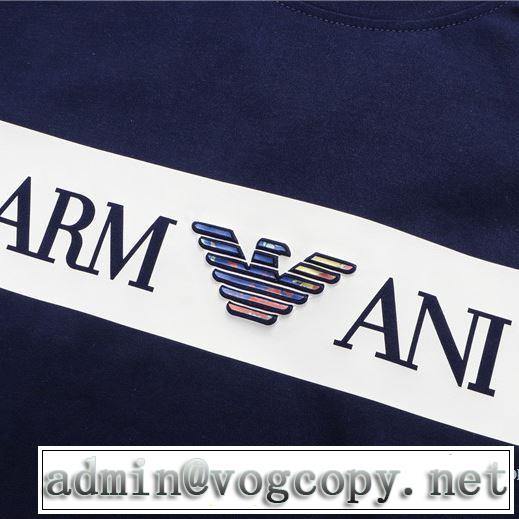 アルマーニ 飽きもこないデザイン 多色可選 ARMANI 今季の主力おすすめ 半袖Tシャツ人気は今季も健在