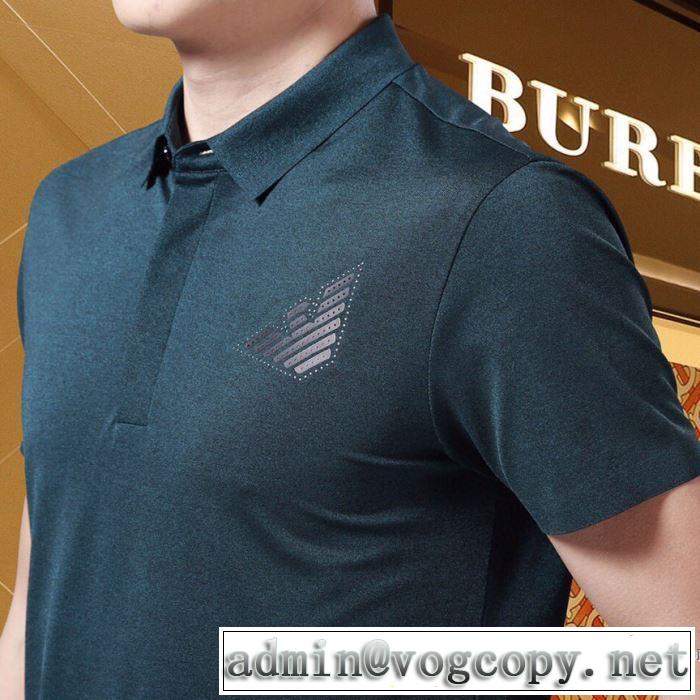 多色可選 普段見ないデザインばかり 多色可選 半袖Tシャツ 大活躍する アルマーニ ARMANI  大人気柄