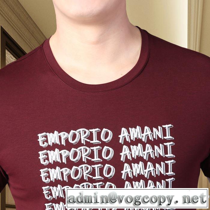 アルマーニ 累積売上総額第１位 多色可選 ARMANI 20SS☆送料込 半袖Tシャツ 普段のファッション