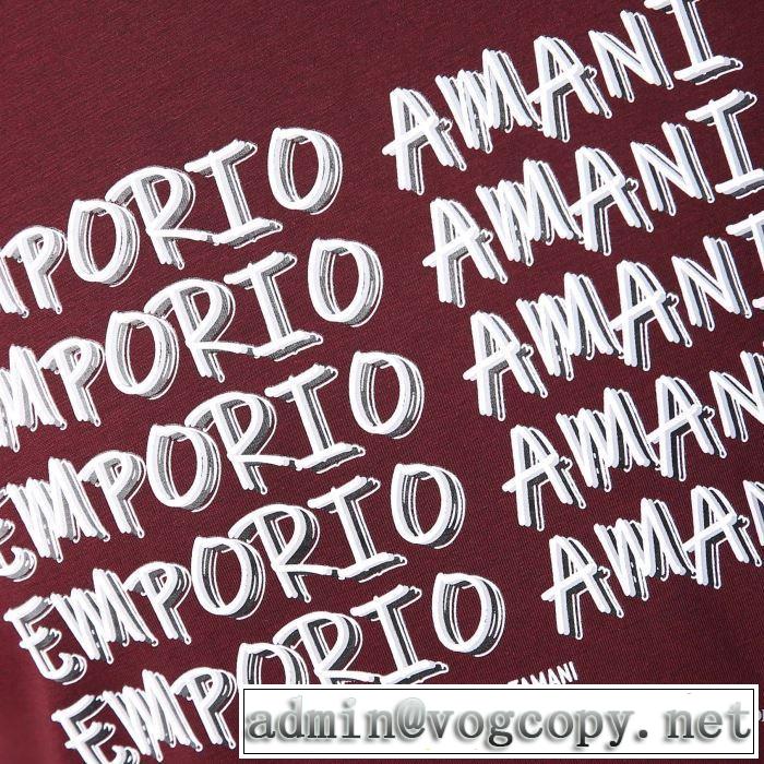 アルマーニ 累積売上総額第１位 多色可選 ARMANI 20SS☆送料込 半袖Tシャツ 普段のファッション