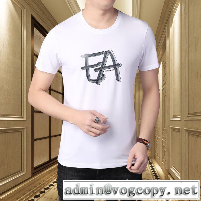 多色可選 半袖Tシャツ 人気が継続中 アルマーニ 海外でも大人気 ARMANI 日本未入荷カラー