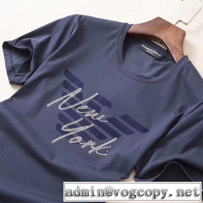 アルマーニ 試してみよう 多色可選 ARMANI 手の届くプライスが魅力的 半袖Tシャツ20SSトレンド