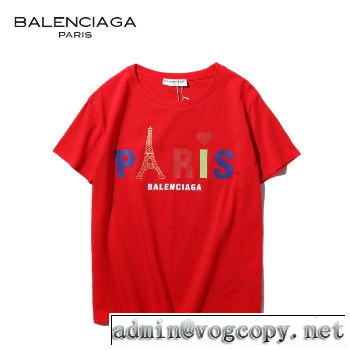 半袖Tシャツ 多色可選 ストリート感あふれ バレンシアガ BALENCIAGA 普段使いにも最適なアイテム
