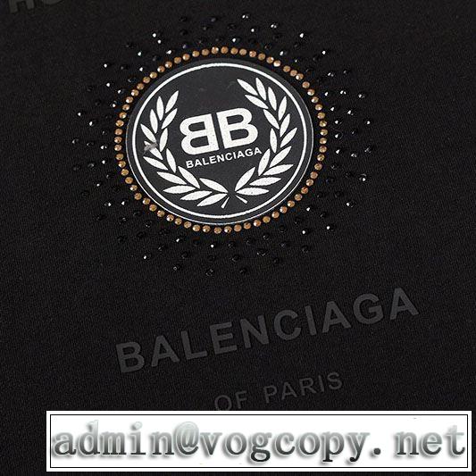 バレンシアガ 2色可選限定アイテムが登場 BALENCIAGA 半袖Tシャツ コーデの完成度を高める