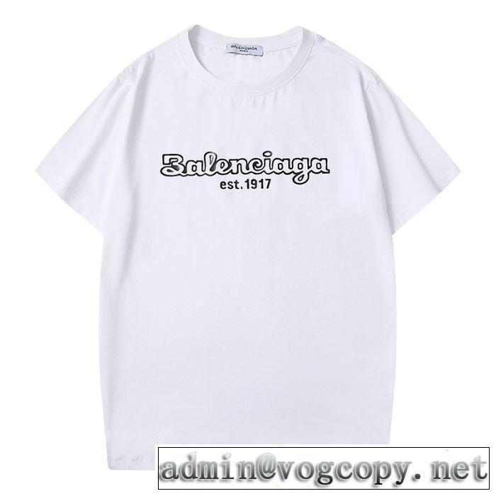 2色可選半袖Tシャツ  2020モデル バレンシアガ 普段使いにも最適なアイテム BALENCIAGA