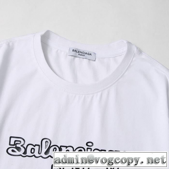 2色可選半袖Tシャツ  2020モデル バレンシアガ 普段使いにも最適なアイテム BALENCIAGA