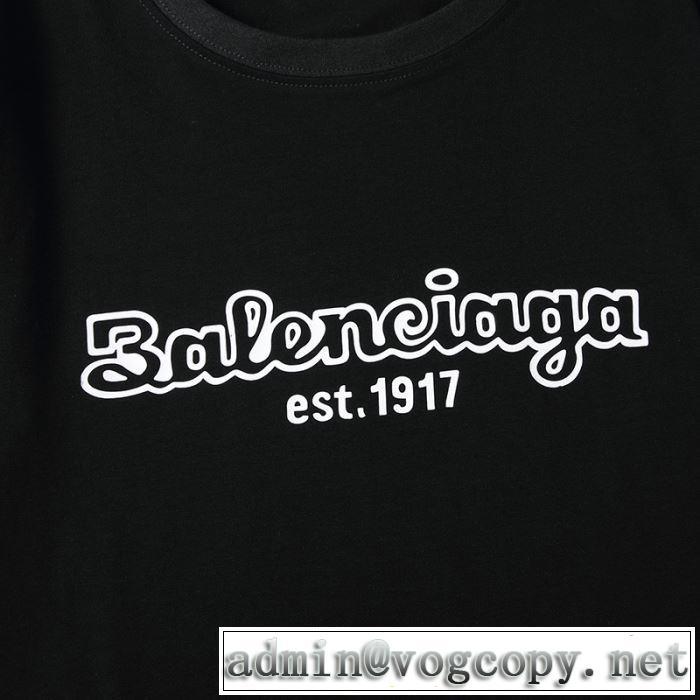 2色可選半袖Tシャツ  2020モデル バレンシアガ 普段使いにも最適なアイテム BALENCIAGA