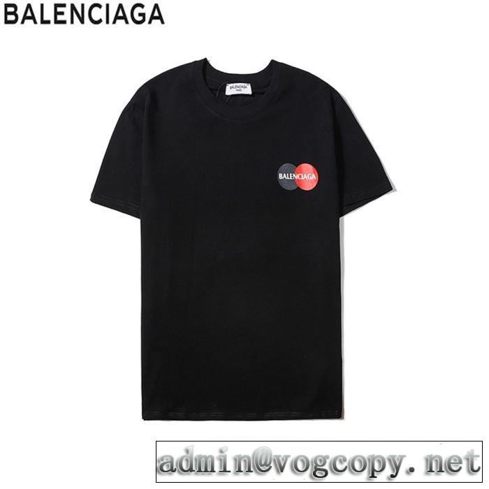 飽きもこないデザイン 2020話題の商品 多色可選 バレンシアガ BALENCIAGA 半袖Tシャツ