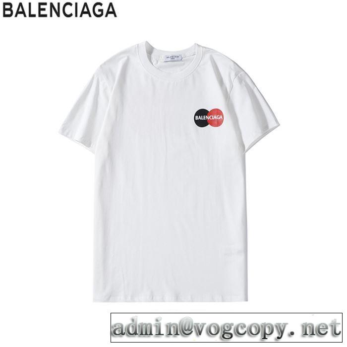 飽きもこないデザイン 2020話題の商品 多色可選 バレンシアガ BALENCIAGA 半袖Tシャツ