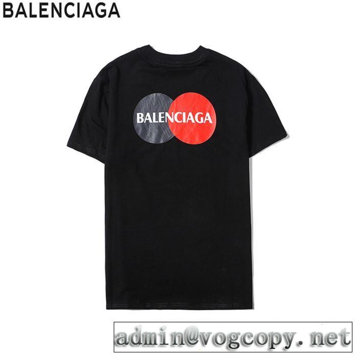 飽きもこないデザイン 2020話題の商品 多色可選 バレンシアガ BALENCIAGA 半袖Tシャツ