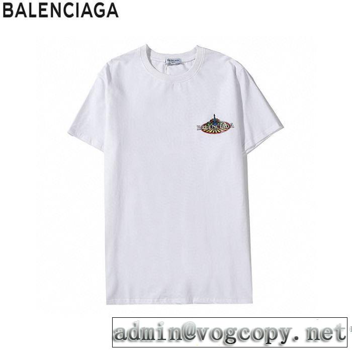 2色可選 20SSトレンド バレンシアガ BALENCIAGA 手頃価格でカブり知らず 半袖Tシャツ素敵なアイテム