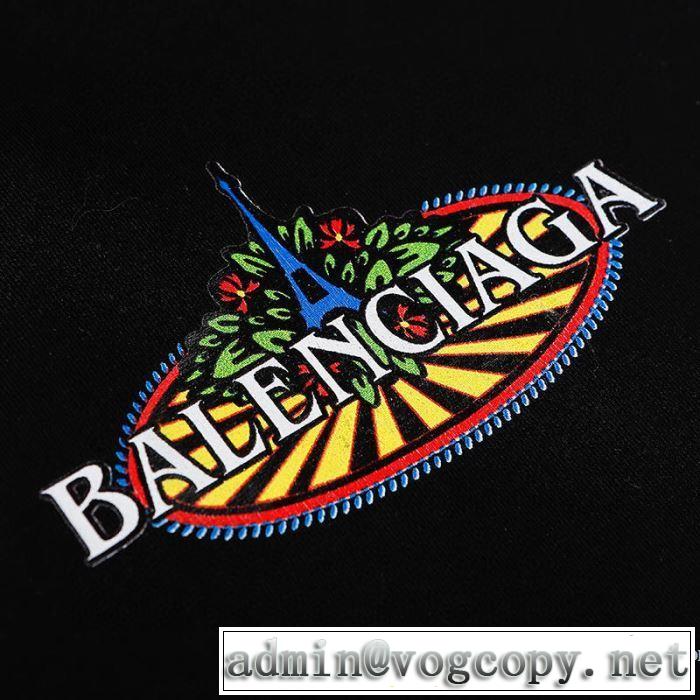 2色可選 20SSトレンド バレンシアガ BALENCIAGA 手頃価格でカブり知らず 半袖Tシャツ素敵なアイテム